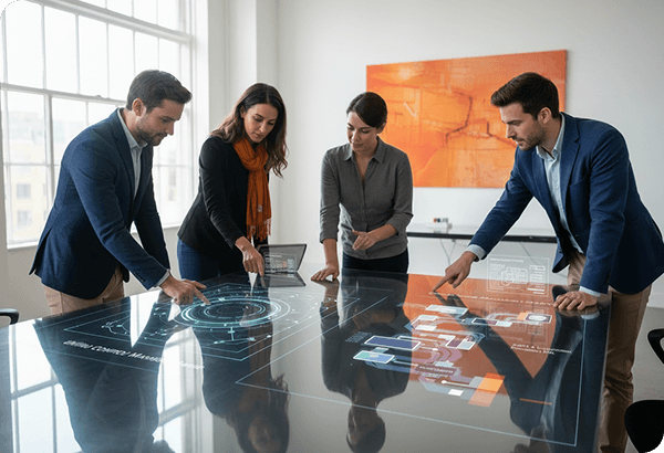 Team reviewing audit-ready deliverables and compliance reports