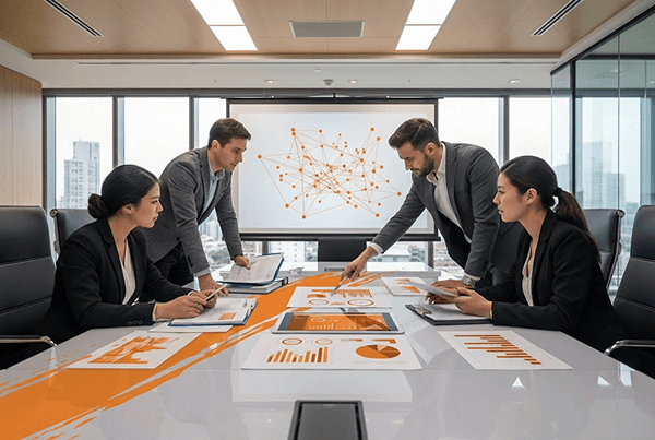 Team reviewing compromise assessment deliverables